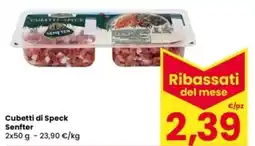 Interspar Cubetti di Speck Senfter offerta