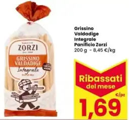 Interspar Grissino Valdadige Integrale Panificio Zorzi offerta