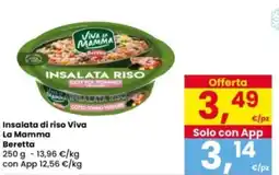 Interspar Insalata di riso Viva La Mamma Beretta offerta