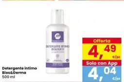 Interspar Detergente intimo Bios&Derma offerta