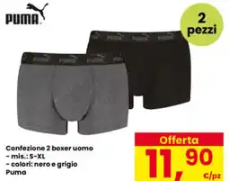 Interspar Puma confezione 2 boxer uomo offerta
