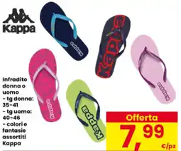 Interspar Kappa Infradito donna o uomo offerta