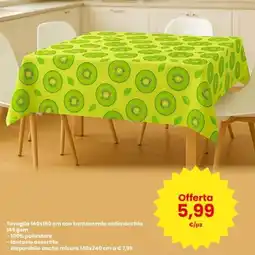 Interspar Tovaglia 140x180 cm con trattamento antimacchia offerta