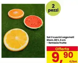 Interspar Set 2 cuscini sagomati offerta
