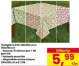 Interspar Tovaglia in PVC offerta