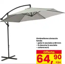 Interspar Ombrellone a braccio tondo offerta