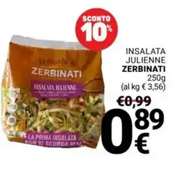 Supermercati Gulliver Insalata julienne ZERBINATI offerta