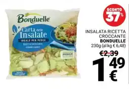 Supermercati Gulliver Insalata ricetta croccante BONDUELLE offerta