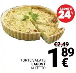 Supermercati Gulliver Torte salate LAGOST offerta