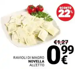 Supermercati Gulliver Ravioli di magro NOVELLA offerta