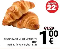Supermercati Gulliver Croissant vuoti/farciti D+F offerta
