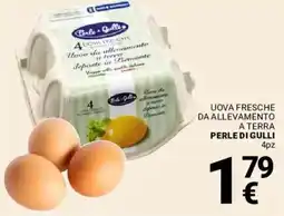Supermercati Gulliver Uova fresche da allevamento a terra PERLE DI GULLI offerta