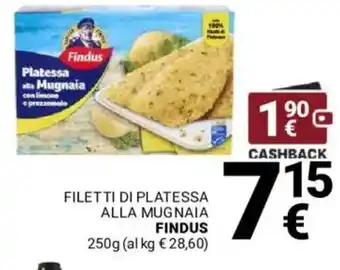 Supermercati Gulliver Filetti di platessa alla mugnaia FINDUS offerta
