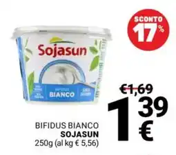 Supermercati Gulliver Bifidus bianco SOJASUN offerta