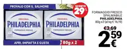 Supermercati Gulliver Formaggio fresco spalmabile PHILADELPHIA offerta