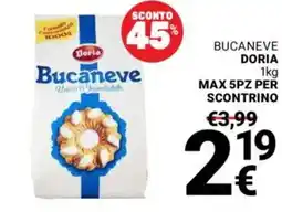 Supermercati Gulliver Bucaneve DORIA offerta