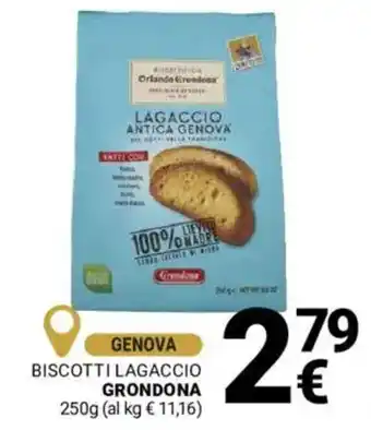 Supermercati Gulliver Biscotti lagaccio GRONDONA offerta