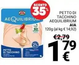 Supermercati Gulliver Petto di tacchino aequilibrium ΑΙΑ offerta