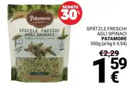 Supermercati Gulliver Spätzle freschi agli spinaci PATAMORE offerta