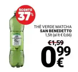 Supermercati Gulliver The verde matcha SAN BENEDETTO offerta