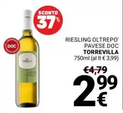 Supermercati Gulliver Riesling oltrepo pavese doc TORREVILLA offerta