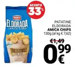 Supermercati Gulliver Patatine eldorada AMICA CHIPS offerta