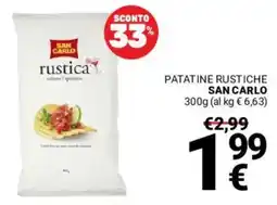 Supermercati Gulliver Patatine rustiche SAN CARLO offerta