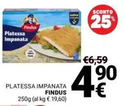 Supermercati Gulliver Platessa impanata FINDUS offerta