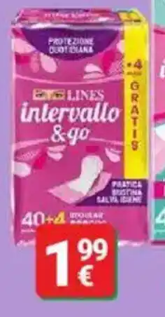 Supermercati Gulliver Lines intervallo & go offerta