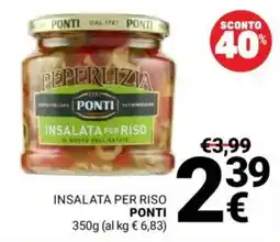 Supermercati Gulliver Insalata per riso PONTI offerta