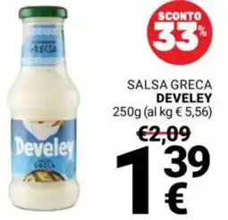 Supermercati Gulliver Salsa greca DEVELEY offerta