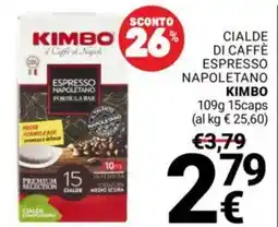 Supermercati Gulliver Cialde di caffè espresso napoletano KIMBO offerta