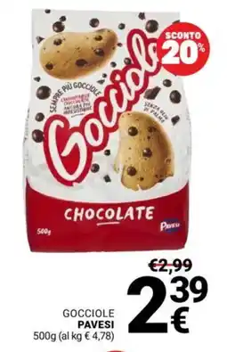Supermercati Gulliver Gocciole PAVESI offerta