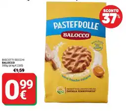Supermercati Gulliver Biscotti secchi BALOCCO offerta