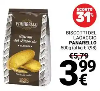 Supermercati Gulliver Biscotti del lagaccio PANARELLO offerta