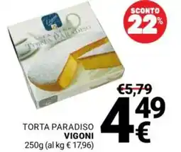 Supermercati Gulliver Torta paradiso VIGONI offerta
