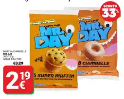 Supermercati Gulliver Muffin/ciambelle MR.DAY offerta