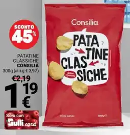 Supermercati Gulliver Patatine classiche CONSILIA offerta