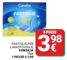 Supermercati Gulliver Pastiglie per lavastoviglie CONSILIA offerta