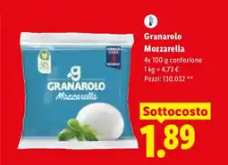 Lidl Granarolo Mozzarella offerta
