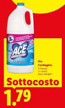 Lidl Ace Candeggina offerta