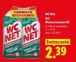 Lidl WC Net Gel Disincrostante WC offerta