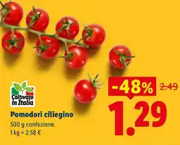 Lidl Pomodori ciliegino offerta