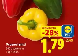 Lidl Peperoni misti offerta