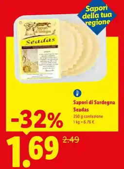 Lidl Sapori di Sardegna Seadas offerta