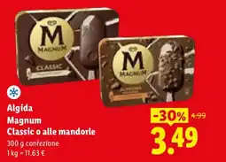 Lidl Algida Magnum Classic o alle mandorle offerta