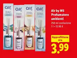 Lidl Air by W5 Profumatore ambienti offerta