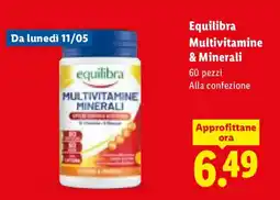 Lidl Equilibra Multivitamine & Minerali offerta