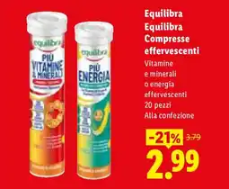 Lidl Equilibra Equilibra Compresse effervescenti offerta