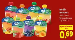 Lidl Mellin Merenda offerta